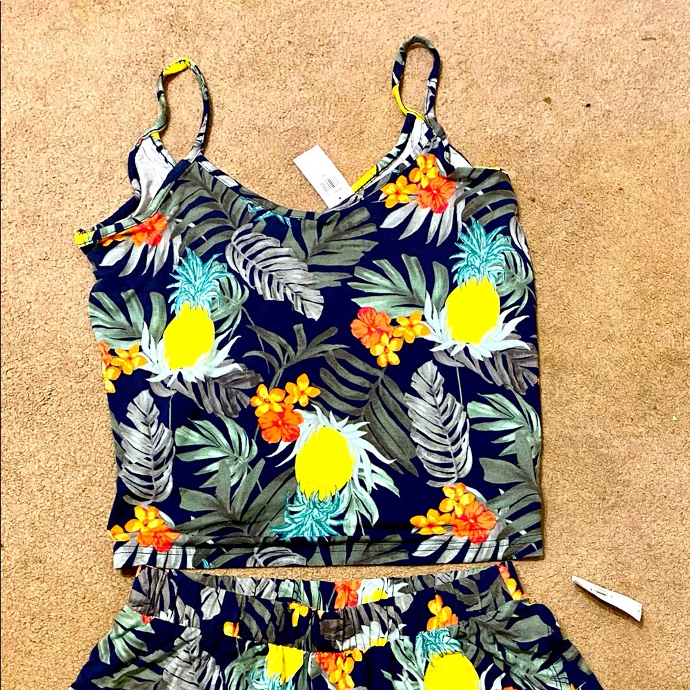 Tropical 2 piece Pajama Set